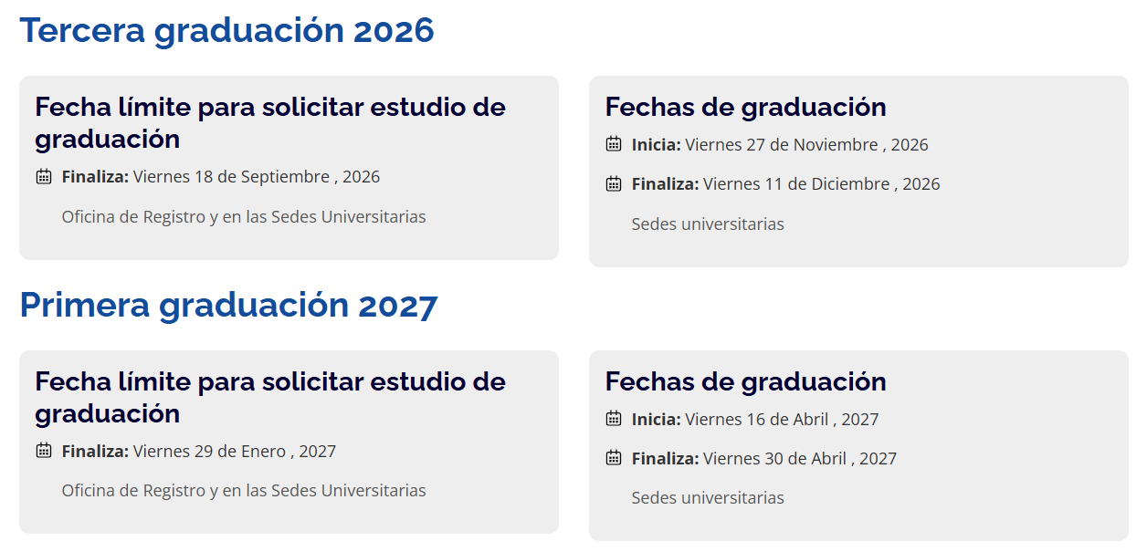 tercera graduación 2026