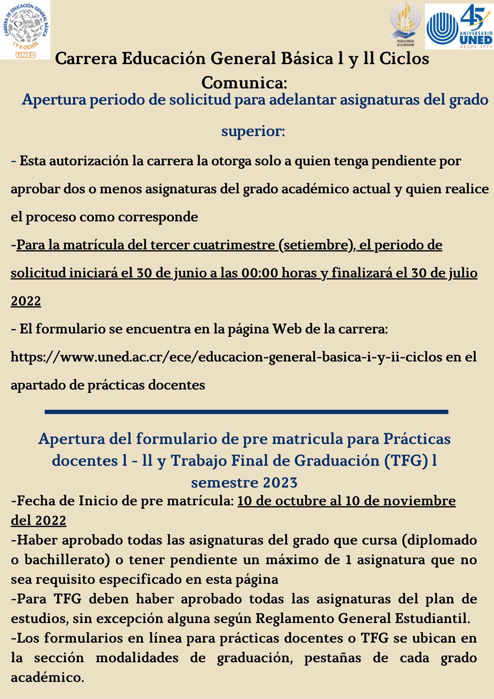 Fechas actualizadas 3