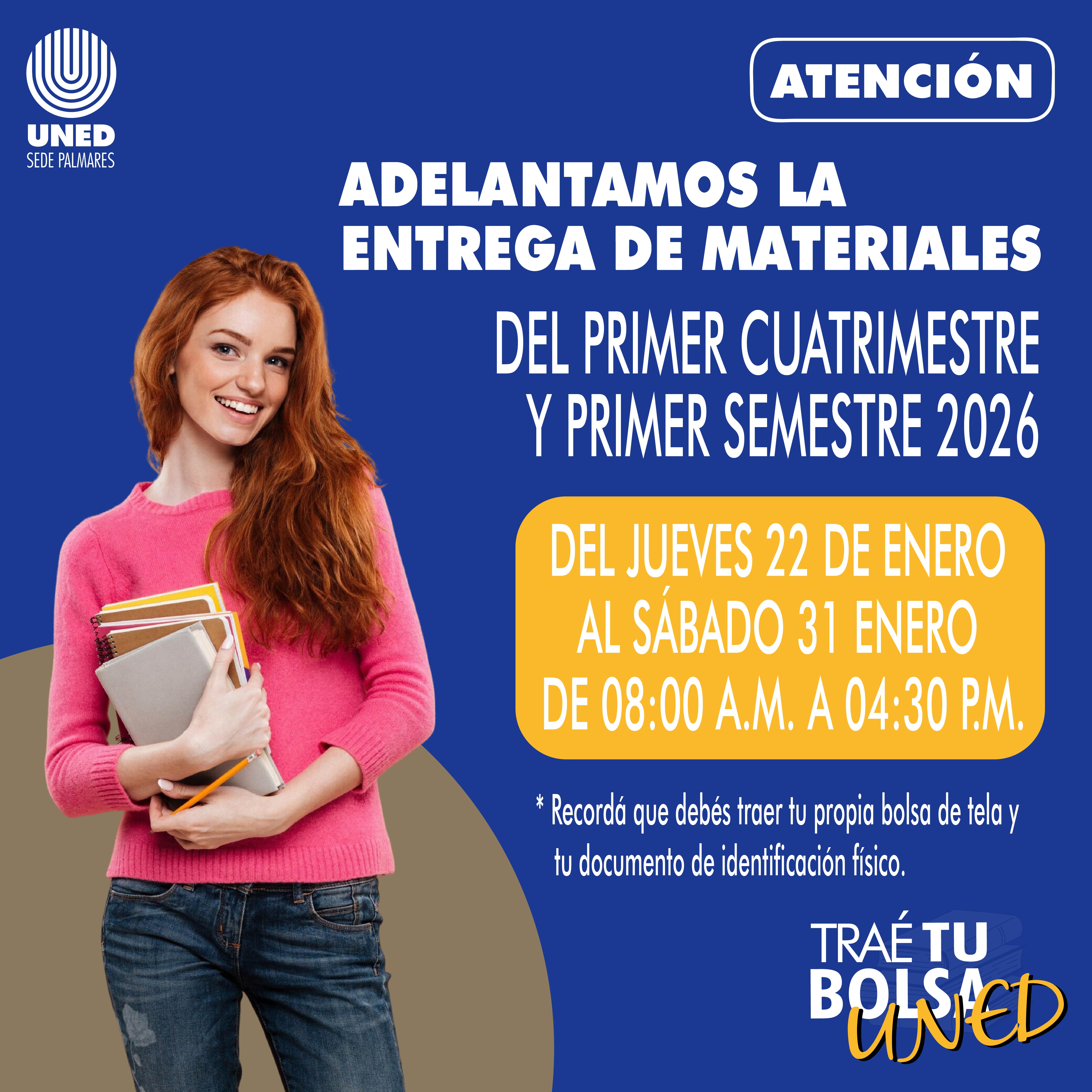 004 Adelantamos la Entrega de los Materiales Didácticos I Cuatrimestre