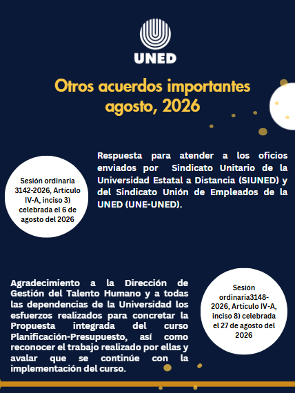 otros acuerdos agosto