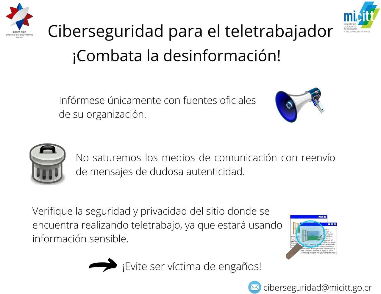 Combata la desinformación