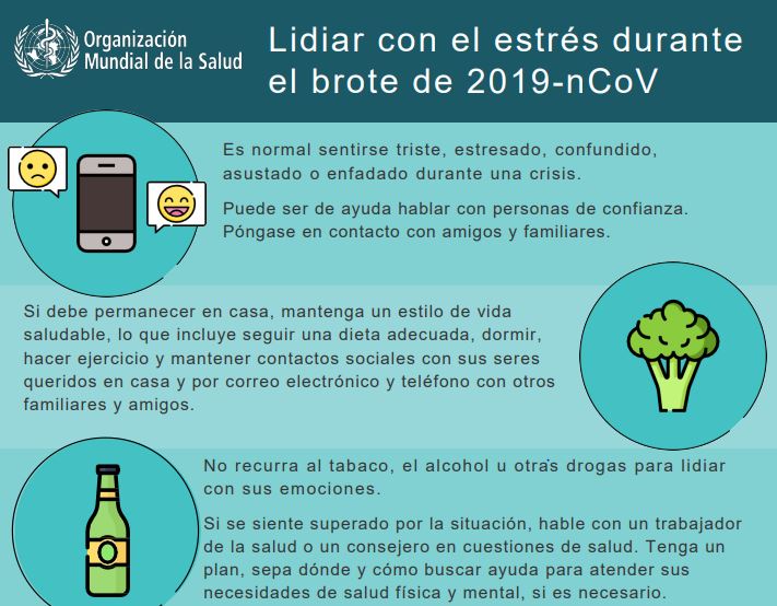 Lidiar con el estrés COVID 19