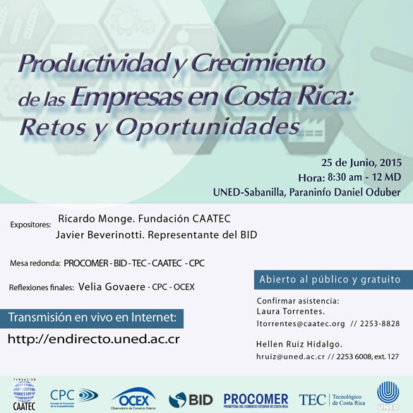 Productividad y crecimiento empresas Costa Rica