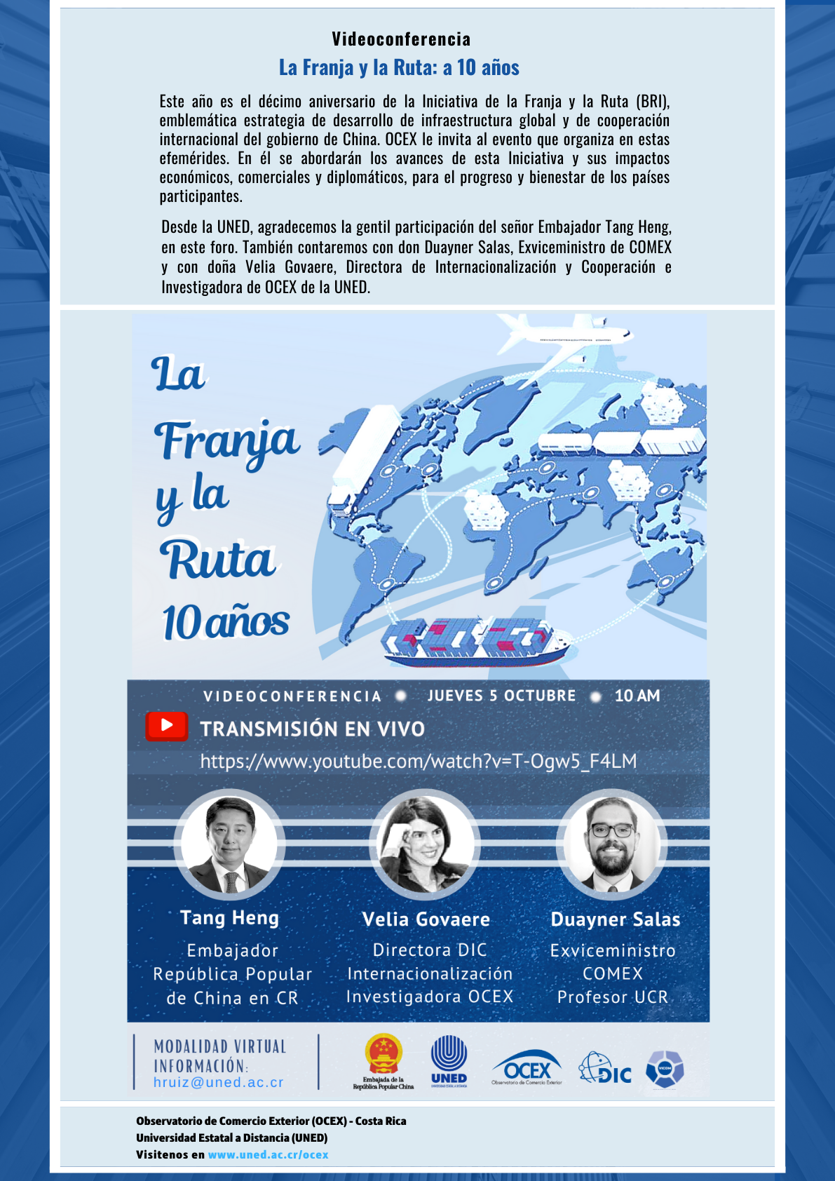 Invitación OCEX_ Franja y Ruta