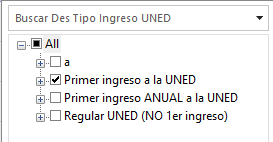 Opciones tipo ingreso