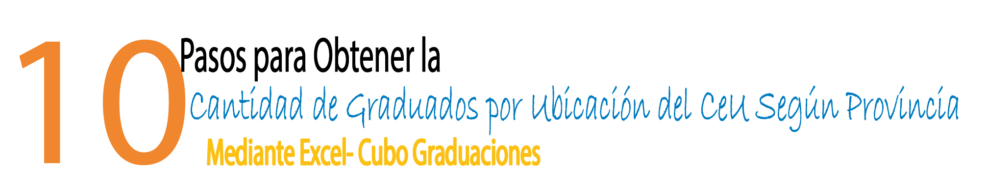 10 pasos cantidad de graduados por ubucacion Ceu segun provincia