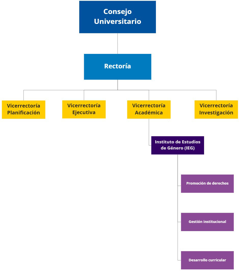 Estructura organizacional IEG