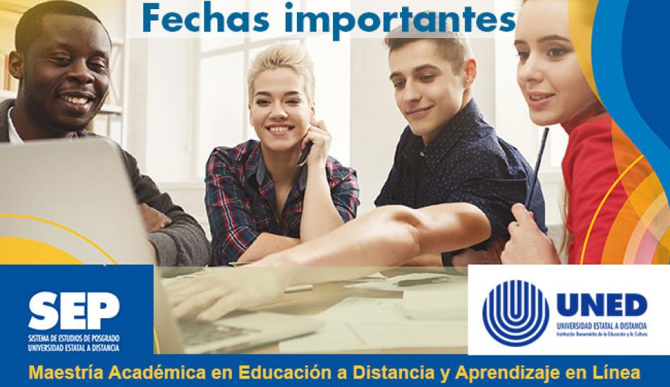 imagen de La Maestría Académica en Educación a Distancia avisa fechas para recepción de documentos